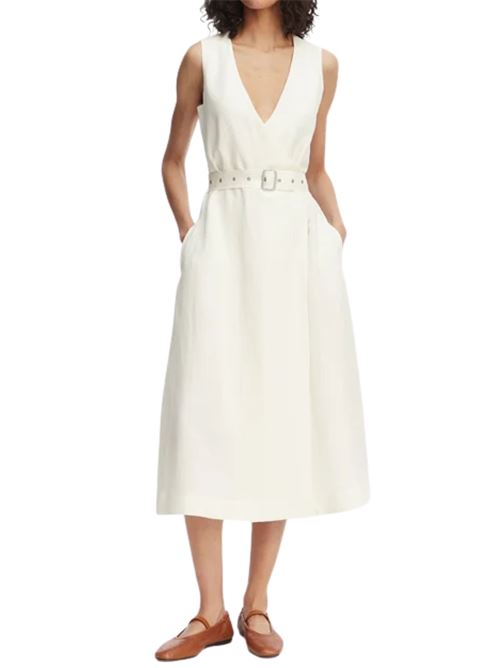 Abito misto lino con cintura Tommy Hilfiger | WW0WW48951YA8